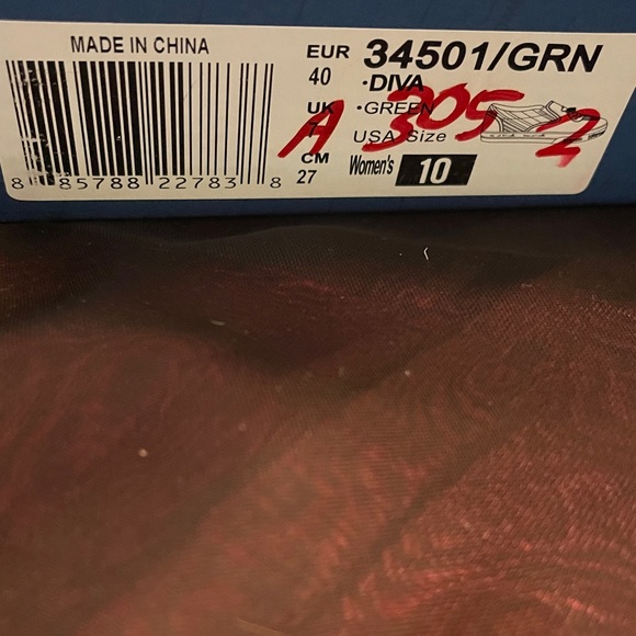 Kitson LA Green Cupcake Sneakers Size 10 - Picture 2 of 3